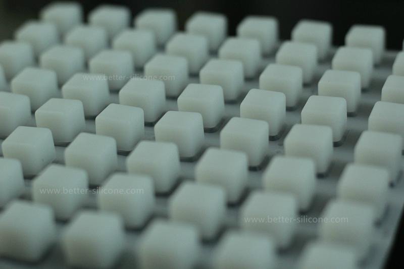 Elastomer 4x4 Buttons Transparent Silicone Keyboard 4