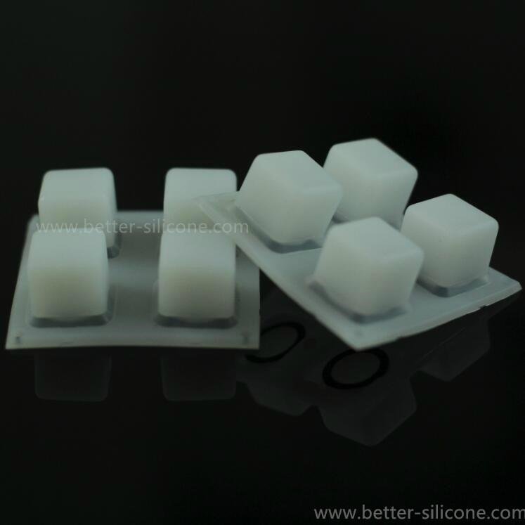 Elastomer 4x4 Buttons Transparent Silicone Keyboard 3
