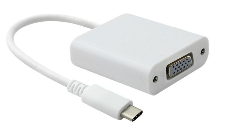 Type C to VGA cable adapter