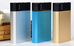 10400mAh power bank with LCD power display bright illumination light