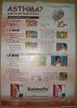 ASTHMA 3D EMBOSSED WALL MEDICAL/PHARMA CHART/POSTER