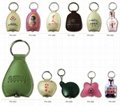 PX013-062 pvc leather key chain with light 5