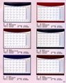 desk writing pad calendar/blotter/table planner