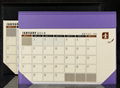 colorful desk writing mat calendar/blotter/table planner