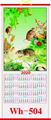 2020 RUSSIAN CANE  WALLSCROLL CALENDAR 4