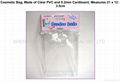 cosmetic soft pvc bag