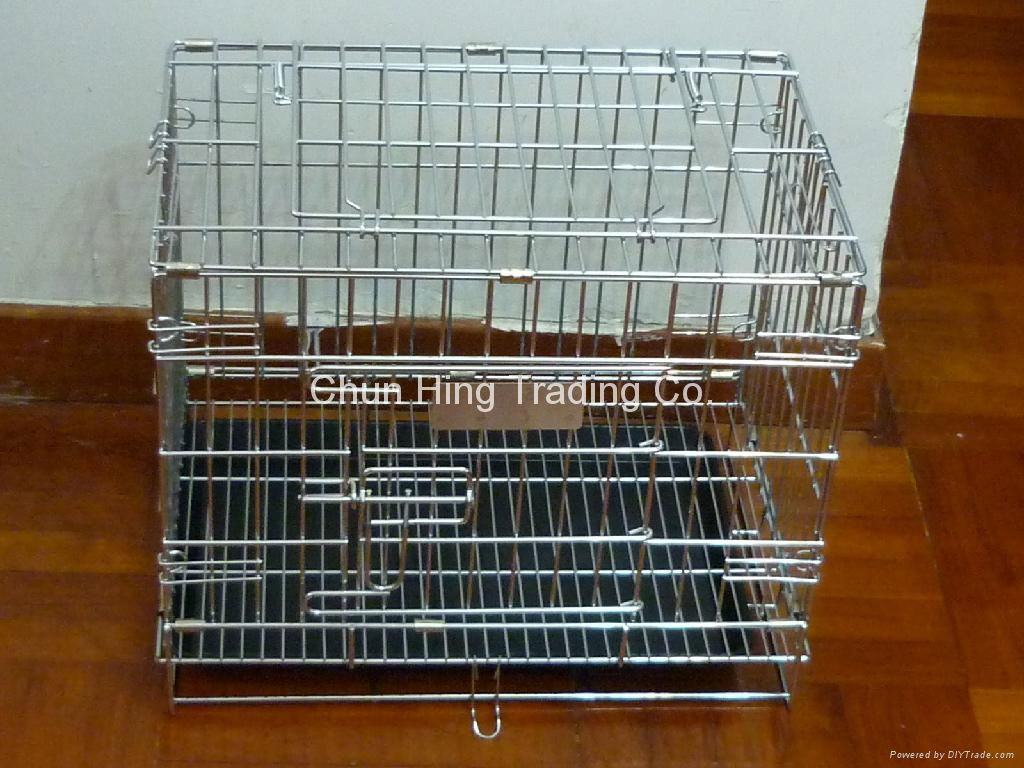 Chrome coating dog cage