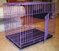 Powder coating dog cage