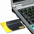 Slim credit card usb 2.0 flash disk