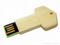Newly Wooden Key usb memory stick
