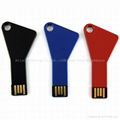 Capless metal key style usb 2.0 disk 