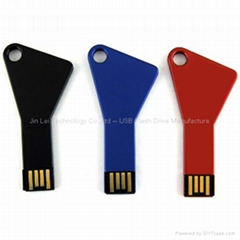 Capless metal key style usb 2.0 disk 