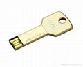 Capless metal key style usb 2.0 disk 
