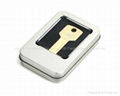 Capless metal key style usb 2.0 disk 