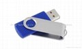 Plastic Swivel USB Memory Stick