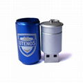 Customized metal bottle usb flash drive