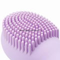 Purple CNV Electric Ultrasonic Face Cleansing Facial Brush Silicone Facial Brush