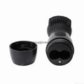 Black CNV Electric Ultrasonic Face Cleansing Facial Brush Silicone Facial Brush 4