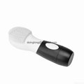 White CNV Electric Ultrasonic Face Cleansing Facial Brush Silicone Facial Brush  4