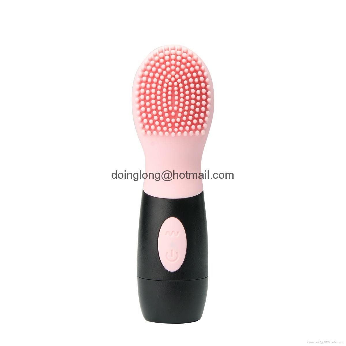 Pink CNV Electric Ultrasonic Face Cleansing Facial Brush Silicone Facial Brush   5