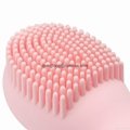 Pink CNV Electric Ultrasonic Face Cleansing Facial Brush Silicone Facial Brush  