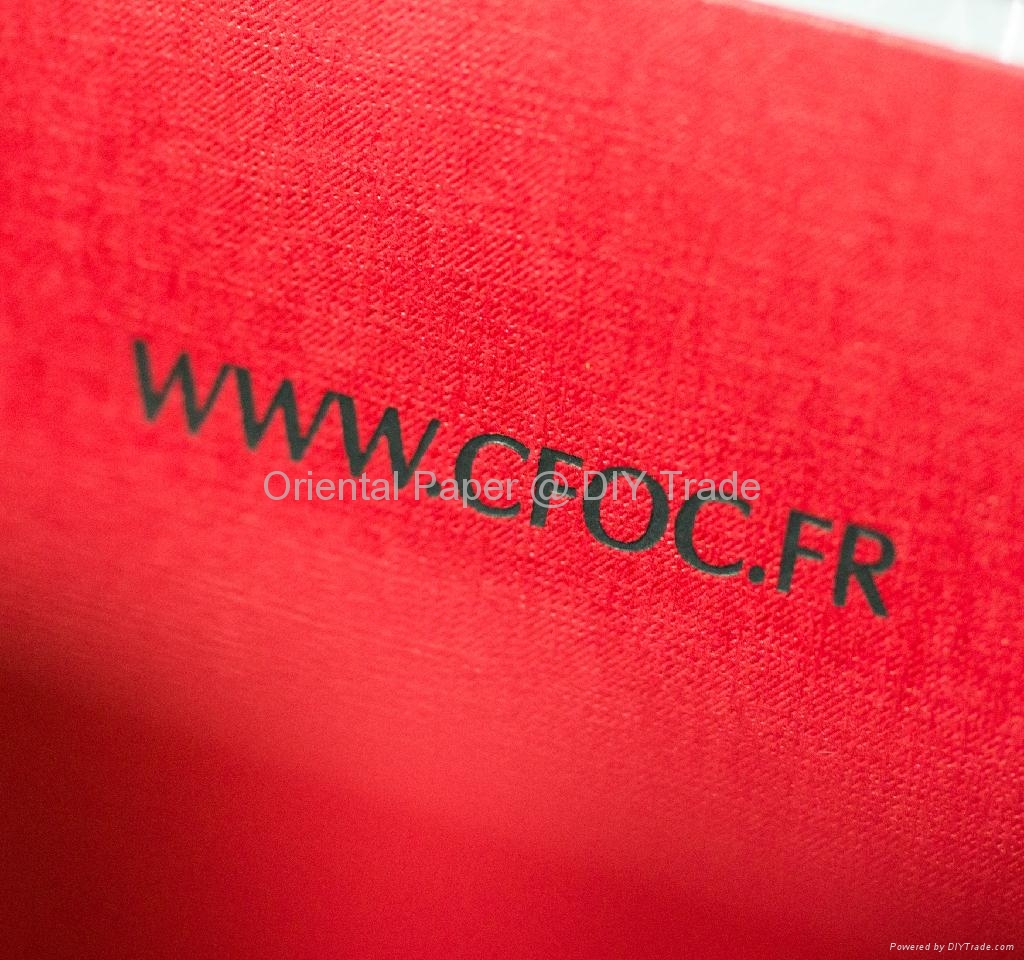 2016 Paper Bag with Hot Foil Stamping & Embossing Customized Good