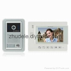 7“TFT-LCD VIDEO DOORPHONE (Lmage memory unit)