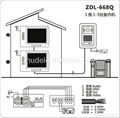 可视对讲门铃 超薄型8.3"TFT-LCD