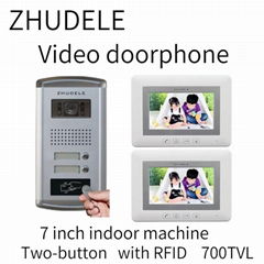 7”TFT LCD VIDEO DOORPHONE
