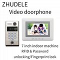 ZHUDELE 7“TFT-LCD  VIDEO DOORPHONE