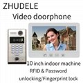 ZHUDELE 10.1“TFT-LCD  VIDEO DOORPHONE