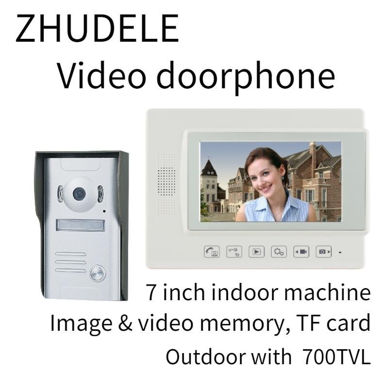 ZHUDELE  Video door phone  7-inch