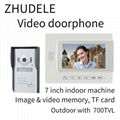 ZHUDELE  Video door phone  7-inch 1