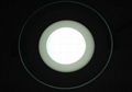 led round Panel light AL+Glass Cover 6W/12W/16W/24W 3