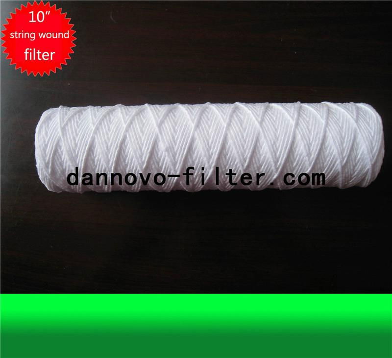 PP String Wound Filter Cartridge PP Yarn Filter Cartridge