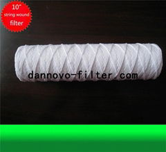 PP String Wound Filter Cartridge PP Yarn Filter Cartridge