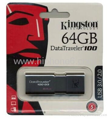 Kingston DataTraveler DT100G3/32GB 32GB Go USB 3.0 /2.0 Flash Memory Pen Drive 4