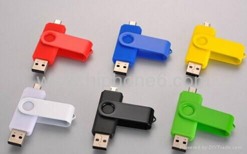 Real capacity Smart phone OTG USB Flash Drive 2GB 4GB 8GB 16GB 32GB, Micro USB