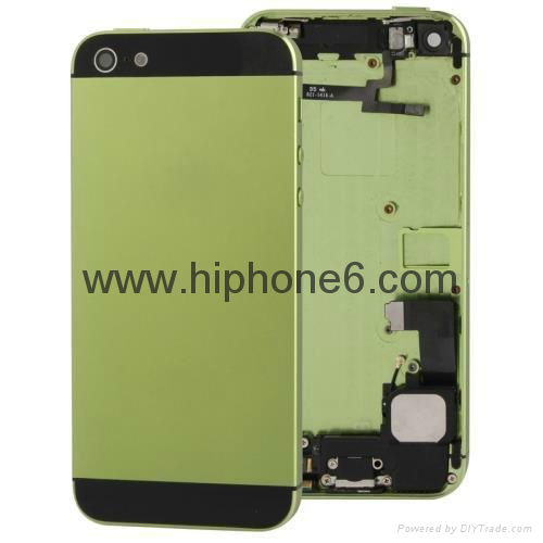 Original replacement parts iphone 5s housing cover battery back rear door