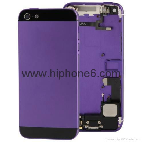 Original replacement parts iphone 5s housing cover battery back rear door  2