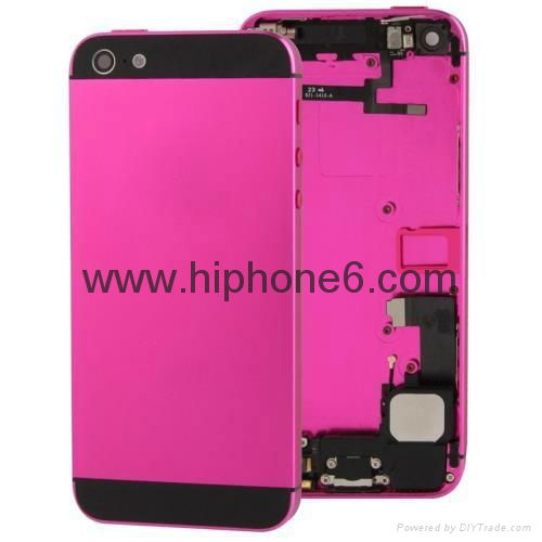 Original replacement parts iphone 5s housing cover battery back rear door  5