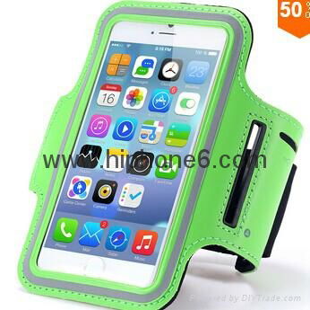Waterproof Sports Running Armband Leather Case For iphone 6 4.7 inch 4
