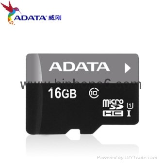 威刚（ADATA）TF卡16G Micro/SD卡class10手机内存卡存储卡16G