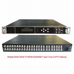 16 tuner IPTV Gateway for IPTV or DVB