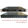 24 HD DVB-C DVB-T ATSC ISDBT Encoder Modulator Tuner Modulator