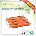 Compatible color toner cartridge for HP