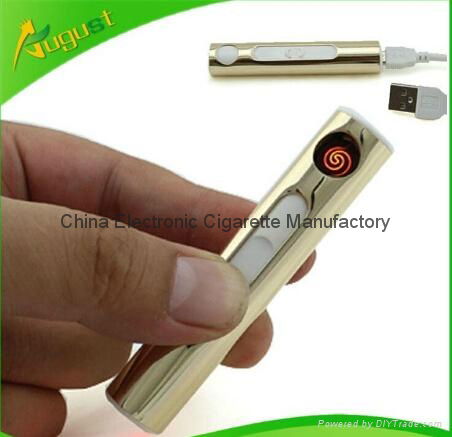USB Cigarette Lighter Portable Rechargeable USB Electronic Lighters Windproof Li 2