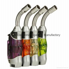 Pocket Torch Cigarette Lighter Butane Gas Jet Flame Lighter 