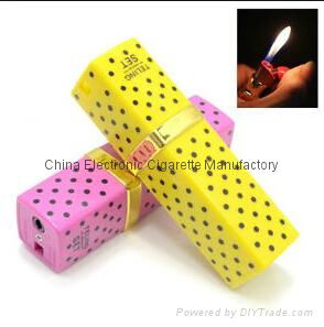 Lipstick Shaped Butane Gas Lighter Portable Lighter  2