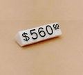 Mini price tags plastic retail tags acrylic jewelry tags price cubes for jewelle